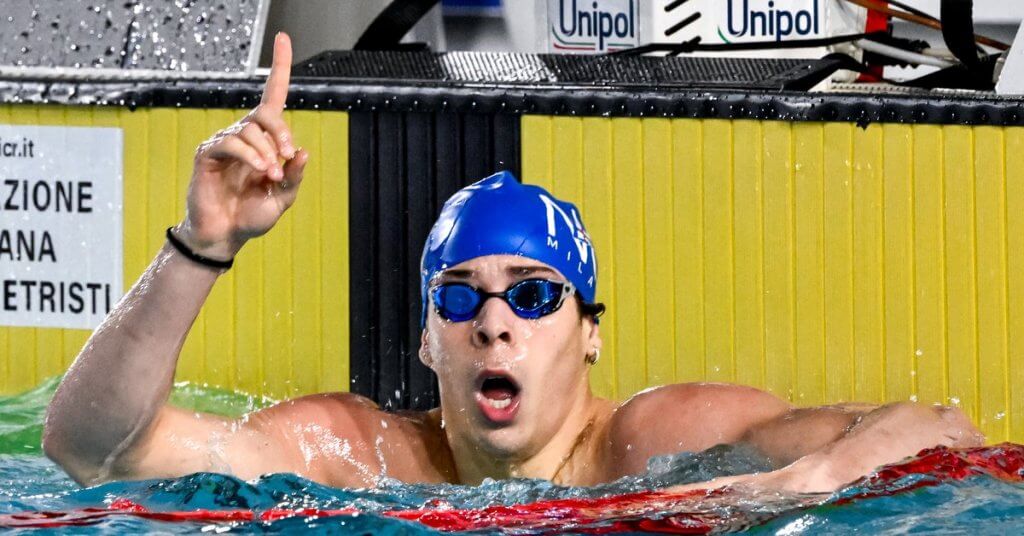 Gabriele Di Scola, atleta Nexus Sport Academy, esulta ai campionati italiani 2026
