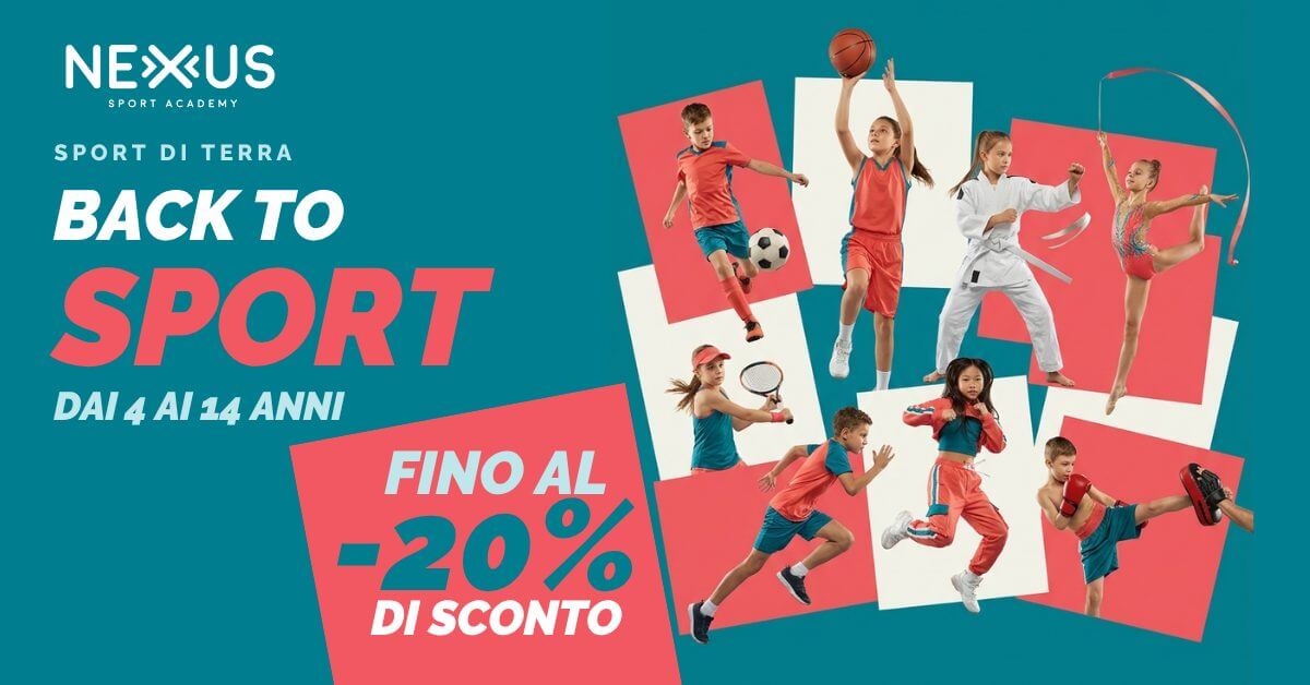 Back to Sport, sport di terra 4-14 anni